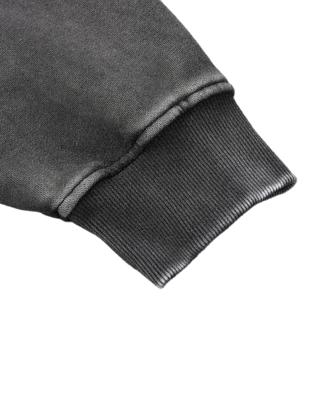 'Ninja' Snow Wash Fleece Oversize Hoodie