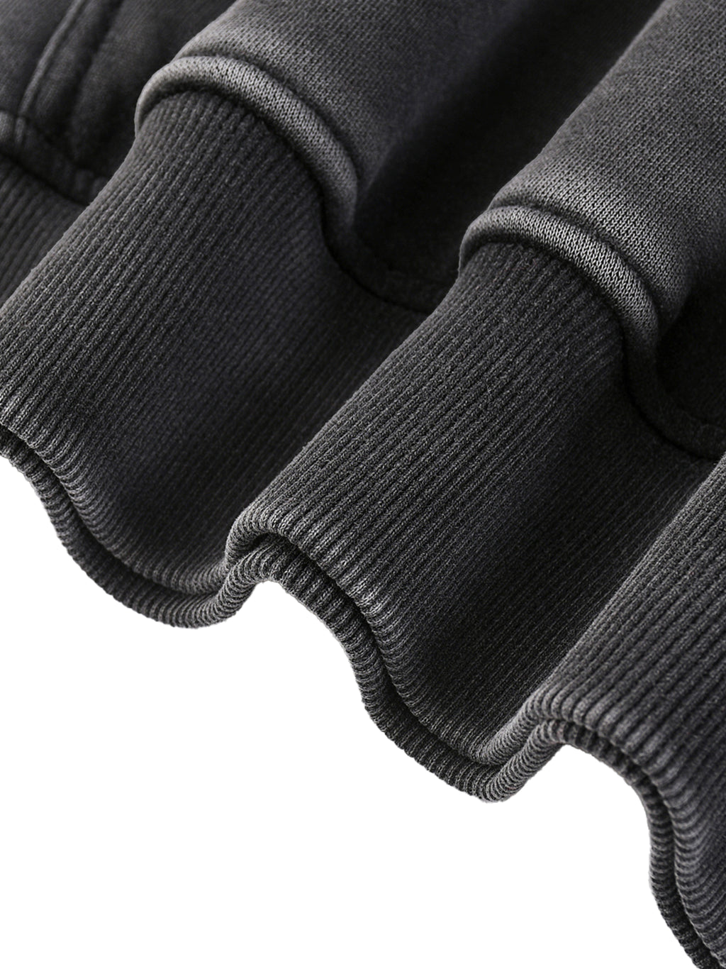'Ninja' Snow Wash Fleece Oversize Hoodie