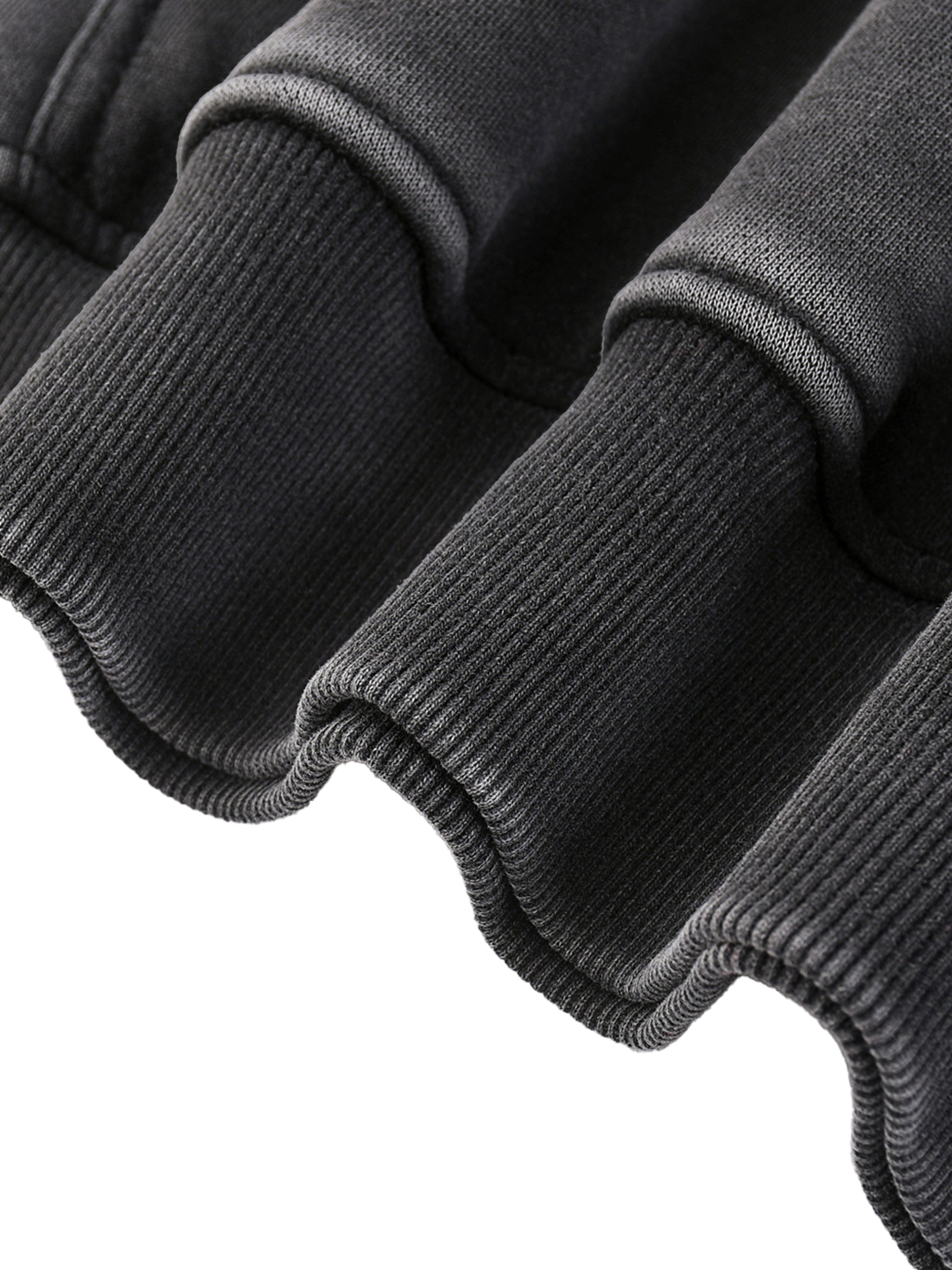'Ninja' Snow Wash Fleece Oversize Hoodie